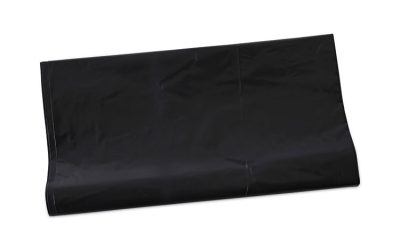 Linear Low Density Industrial Can Liners, 56 Gal, 1.7 Mil, 43 X 47, Black, 100/carton