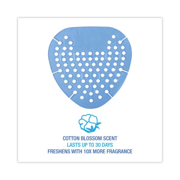 Gem Urinal Screens, Cotton Blossom Scent, Blue, 12/box - Image 3