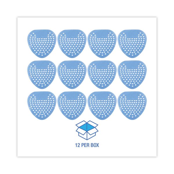 Gem Urinal Screens, Cotton Blossom Scent, Blue, 12/box - Image 4