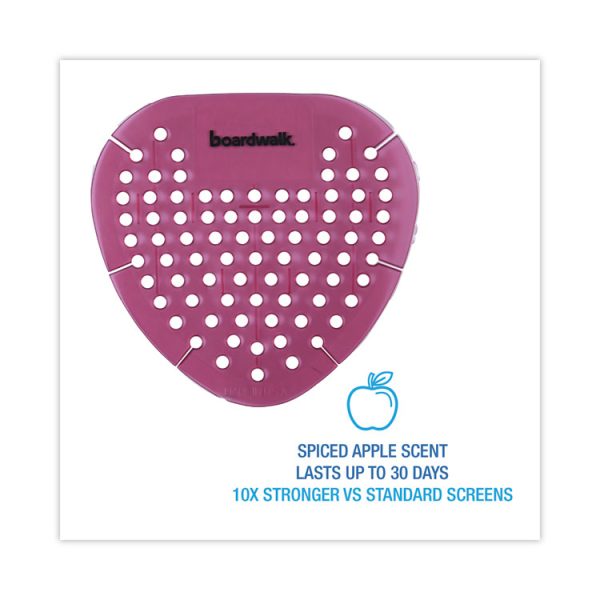 Gem Urinal Screens, Spiced Apple Scent, Red, 12/box - Image 2