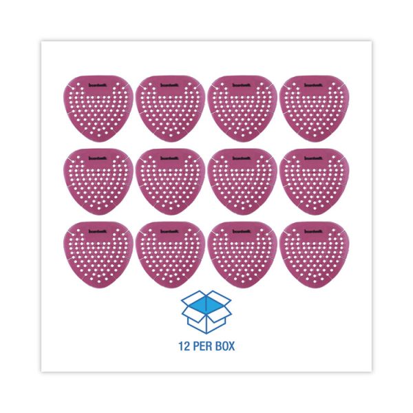 Gem Urinal Screens, Spiced Apple Scent, Red, 12/box - Image 4