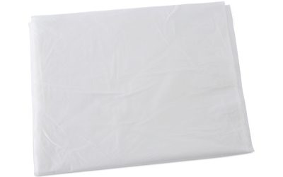 High Density Industrial Can Liners Flat Pack, 60 gal, 16 mic, 38 x 60, Natural, 100/Carton