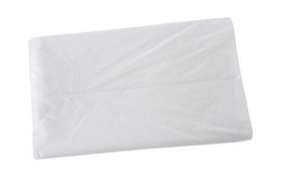 High Density Industrial Can Liners Flat Pack, 45 gal, 16 mic, 40 x 48, Natural, 200/Carton
