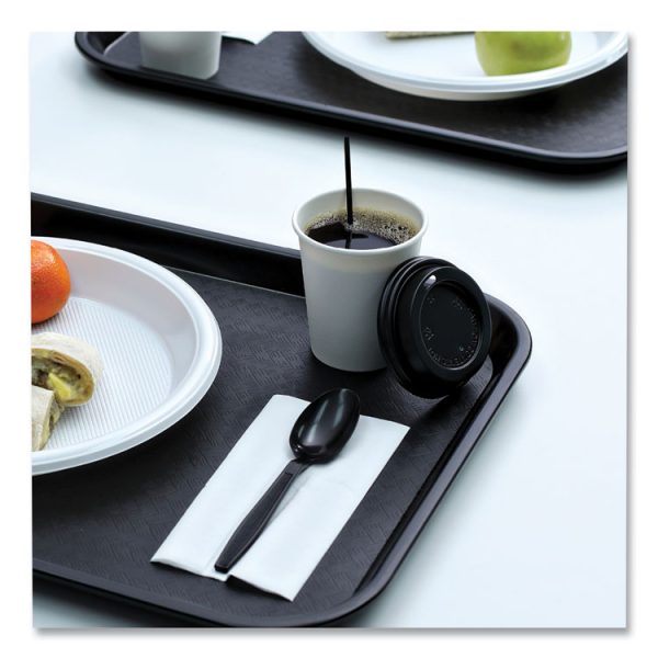 Hot Cup Lids, Fits 8 Oz Hot Cups, Black, 1,000/carton - Image 7
