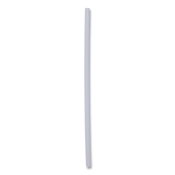 Jumbo Straws, 7.75", Plastic, Translucent, Unwrapped, 250/pack, 50 Packs/carton - Image 6
