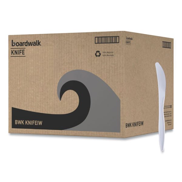 Mediumweight Wrapped Polypropylene Cutlery, Knives, White, 1,000/carton - Image 8