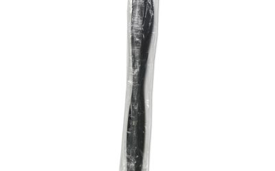 Heavyweight Wrapped Polypropylene Cutlery, Knife, Black, 1,000/carton