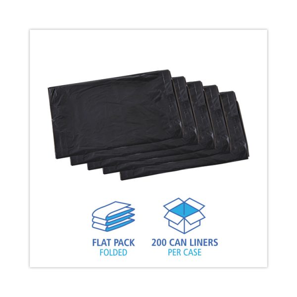 Linear Low Density Industrial Can Liners, 30 Gal, 0.65 Mil, 30 X 36, Black, 200/carton - Image 4