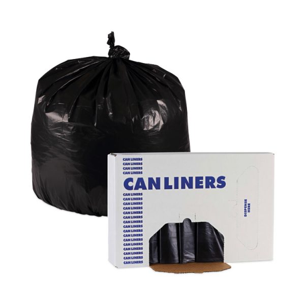 Linear Low Density Industrial Can Liners, 30 Gal, 0.65 Mil, 30 X 36, Black, 200/carton - Image 6