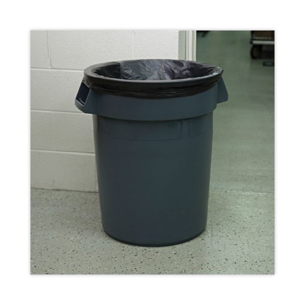 Linear Low Density Industrial Can Liners, 33 Gal, 0.6 Mil, 33 X 39, Black, 200/carton - Image 4