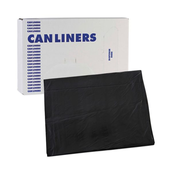Linear Low Density Industrial Can Liners, 60 Gal, 0.7 Mil, 38 X 58, Black, 100/carton - Image 7
