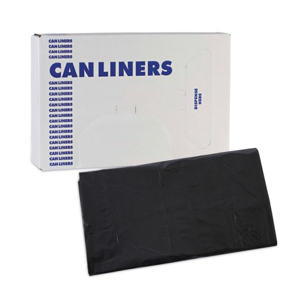 Linear Low Density Industrial Can Liners, 45 Gal, 0.7 Mil, 40 X 46, Black, 100/carton - Image 7