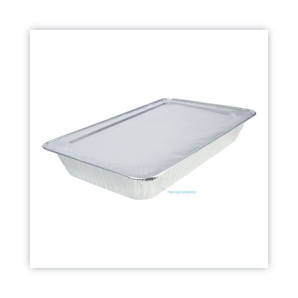 Aluminum Steam Table Pan Lids, Fits Full-Size Pan, Deep,12.88 x 20.81 x 0.63, 50/Carton - Image 5