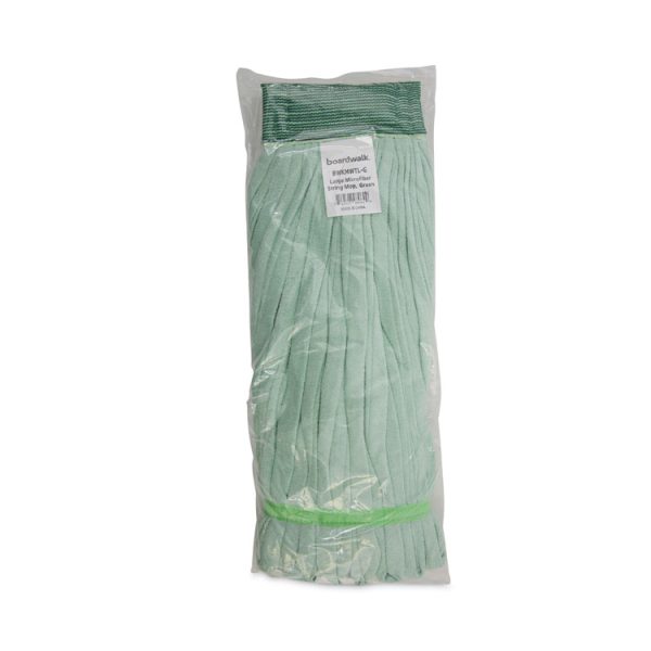 Microfiber Looped-End Wet Mop Head, Large, Green, 12/carton - Image 7