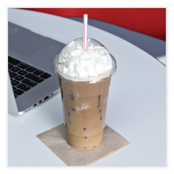 Clear Plastic Cold Cups, 24 oz, PET, 50 Cups/Sleeve, 12 Sleeves/Carton - Image 5