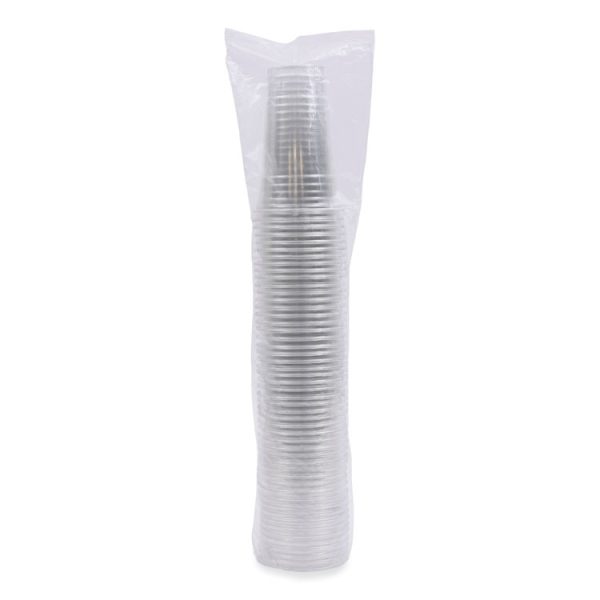 Clear Plastic Cold Cups, 24 oz, PET, 50 Cups/Sleeve, 12 Sleeves/Carton - Image 7