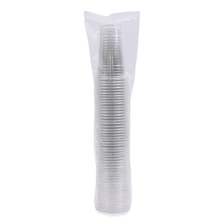 Clear Plastic Cold Cups, 24 oz, PET, 50 Cups/Sleeve, 12 Sleeves/Carton - Image 7