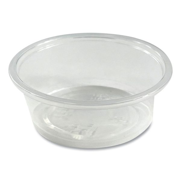 Souffle/Portion Cups, 1.5 oz, Polypropylene, Translucent, 2,500/Carton