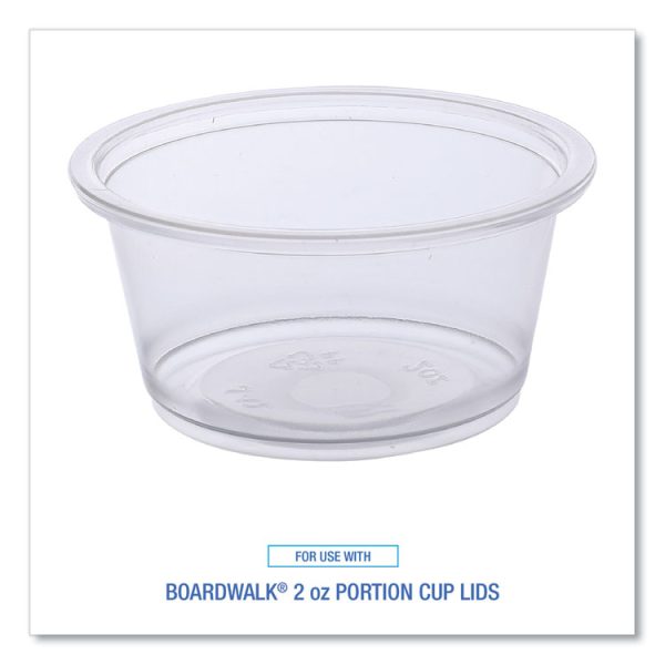 Souffle/portion Cups, 2 Oz, Polypropylene, Clear, 20 Cups/sleeve, 125 Sleeves/carton - Image 4