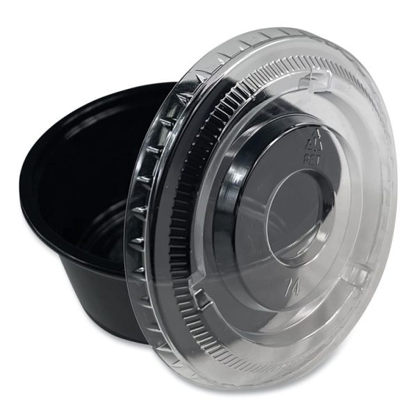 Souffle/Portion Cups, 3.25 oz, Polypropylene, Black, 2,500/Carton - Image 3