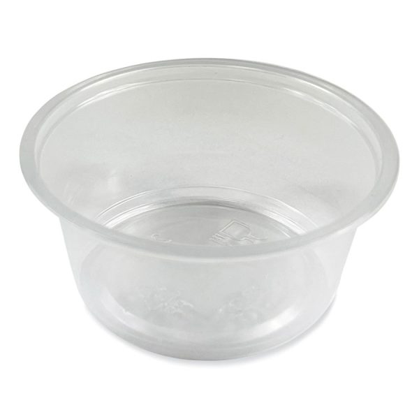 Souffle/Portion Cups, 3.25 oz, Polypropylene, Translucent, 2,500/Carton