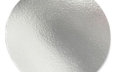 Round Aluminum To-Go Container Lids, Flat Lid, 7″, Silver, Paper, 500/carton