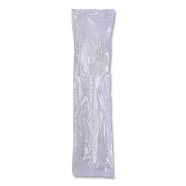 Mediumweight Wrapped Polypropylene Cutlery, Spork, White, 1,000/carton - Image 6