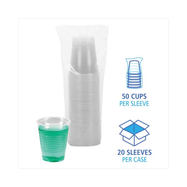 Translucent Plastic Cold Cups, 12 Oz, Polypropylene, 50 Cups/sleeve, 20 Sleeves/carton - Image 4