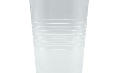 Translucent Plastic Cold Cups, 20 oz, Clear, 1,000/Carton
