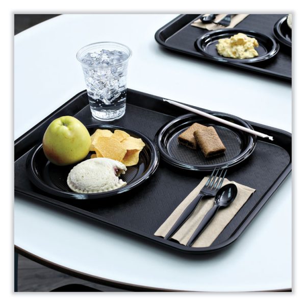 Heavyweight Wrapped Polystyrene Cutlery, Teaspoon, Black, 1,000/carton - Image 6