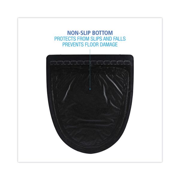 Urinal Mat 2.0, Rubber, 17.5 X 20, Black/black, 6/carton - Image 6
