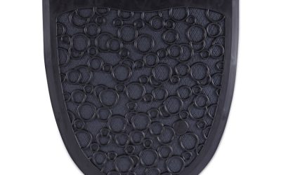 Urinal Mat 2.0, Rubber, 17.5 X 20, Black/black, 6/carton