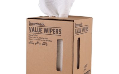 DRC Wipers, Centerpull, 10 x 12, White, 200/Carton