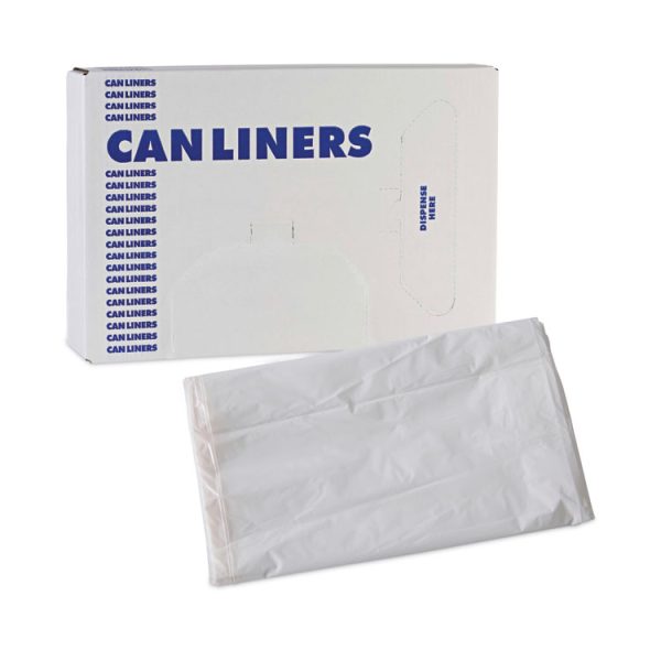 Linear Low Density Industrial Can Liners, 30 Gal, 0.7 Mil, 30 X 36, White, 200/carton - Image 7