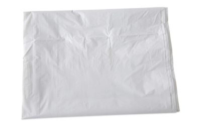 Linear Low Density Industrial Can Liners, 10 Gal, 0.5 Mil, 24 X 23, White, 500/carton