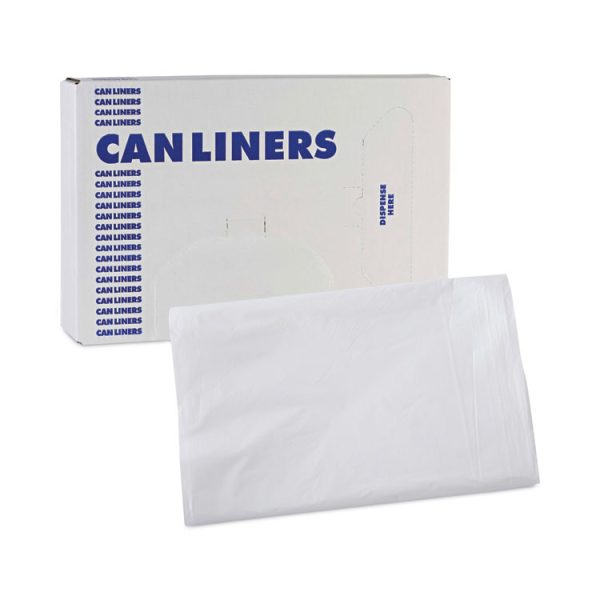 Linear Low Density Industrial Can Liners, 16 Gal, 0.5 Mil, 24 X 32, White, 500/carton - Image 7