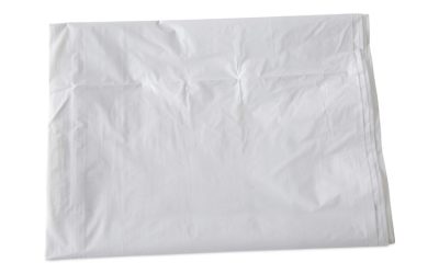 Linear Low Density Industrial Can Liners, 60 Gal, 0.9 Mil, 38 X 58, White, 100/carton