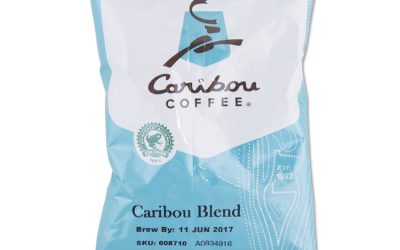 Caribou Blend Ground Coffee, 2.5 Oz, 18/carton