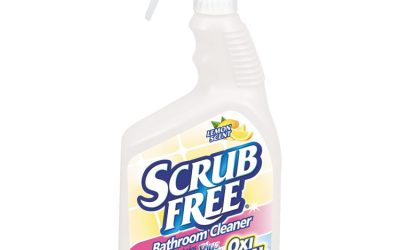 Scrub Free Soap Scum Remover, Lemon, 32 Oz Spray Bottle, 8/carton