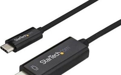 2m USB C to HDMI Cbl Black