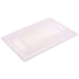 StorPlus Polycarbonate Food Storage Container Lid, 18 x 26 x 1.28, Clear, Plastic