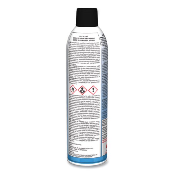 Fast Tack 87 General Purpose Mist Adhesive, 13 oz Aerosol Spray, Dries White, Dozen - Image 2