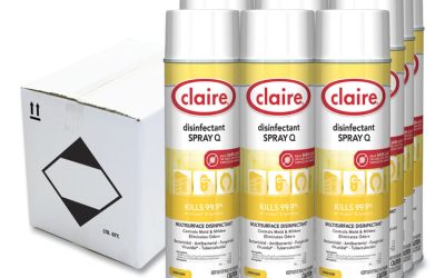 Spray Q Disinfectant, Lemon Scent, 17 oz Aerosol Spray, Dozen