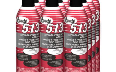 513 Fast Tack Upholstery Adhesive, 12 oz, Dries Clear, Dozen