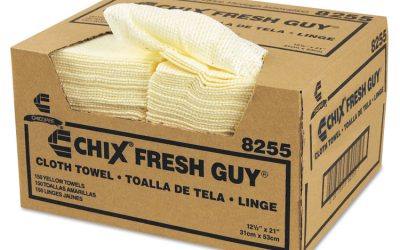 Fresh Guy Towels, 13.5 x 13.5, Yellow, 150/Carton