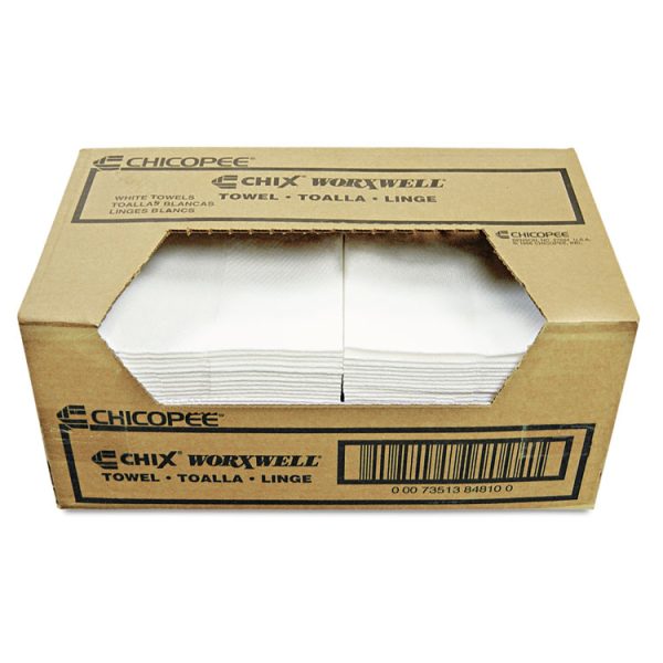 Durawipe Shop Towels, 13 X 15, Z Fold, White, 100/carton - Image 2