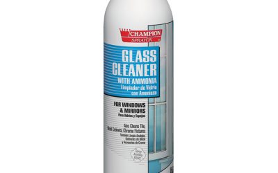 Champion Sprayon Glass Cleaner With Ammonia, 19 Oz Aerosol Spray, 12/carton