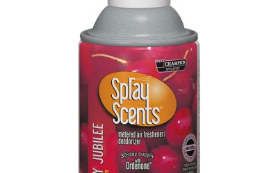 Champion Sprayon SPRAYScents Metered Air Freshener Refill, Cherry Jubilee, 7 oz Aerosol Spray, 12/Carton