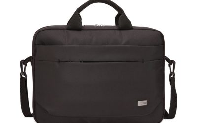 Advantage Laptop Attache, Fits Devices Up to 11.6″, Polyester, 11.8 x 2.2 x 10.2, Black