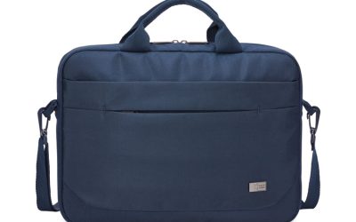 Advantage Laptop Attache, Fits Devices Up to 14″, Polyester, 14.6 x 2.8 x 13, Dark Blue